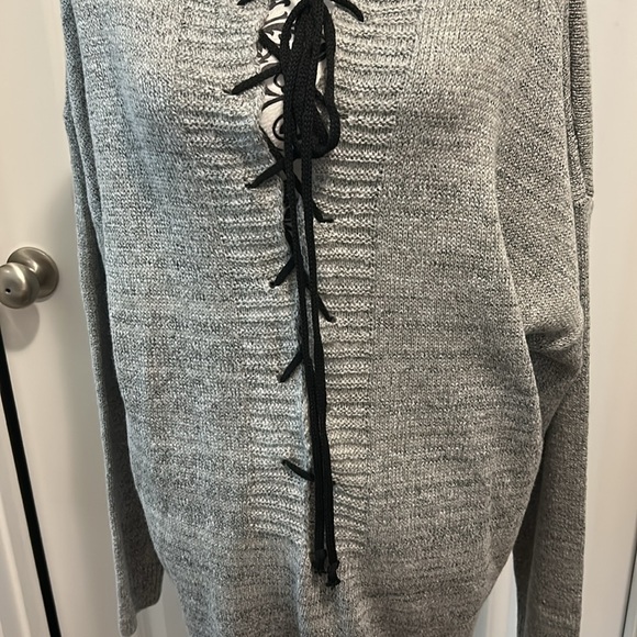 Casual Hoodie Cotton Solid Sweater Coat, Khaki - Picture 4 of 10